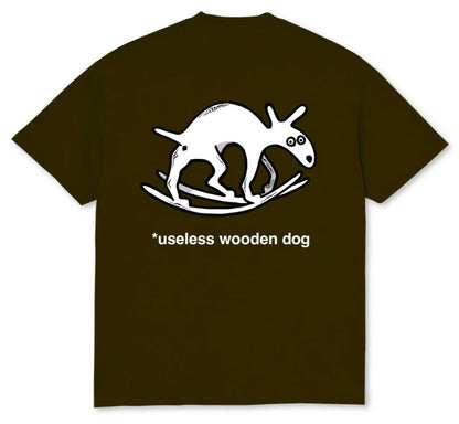 Polar Useless Wooden Dog Tee - Chocolate