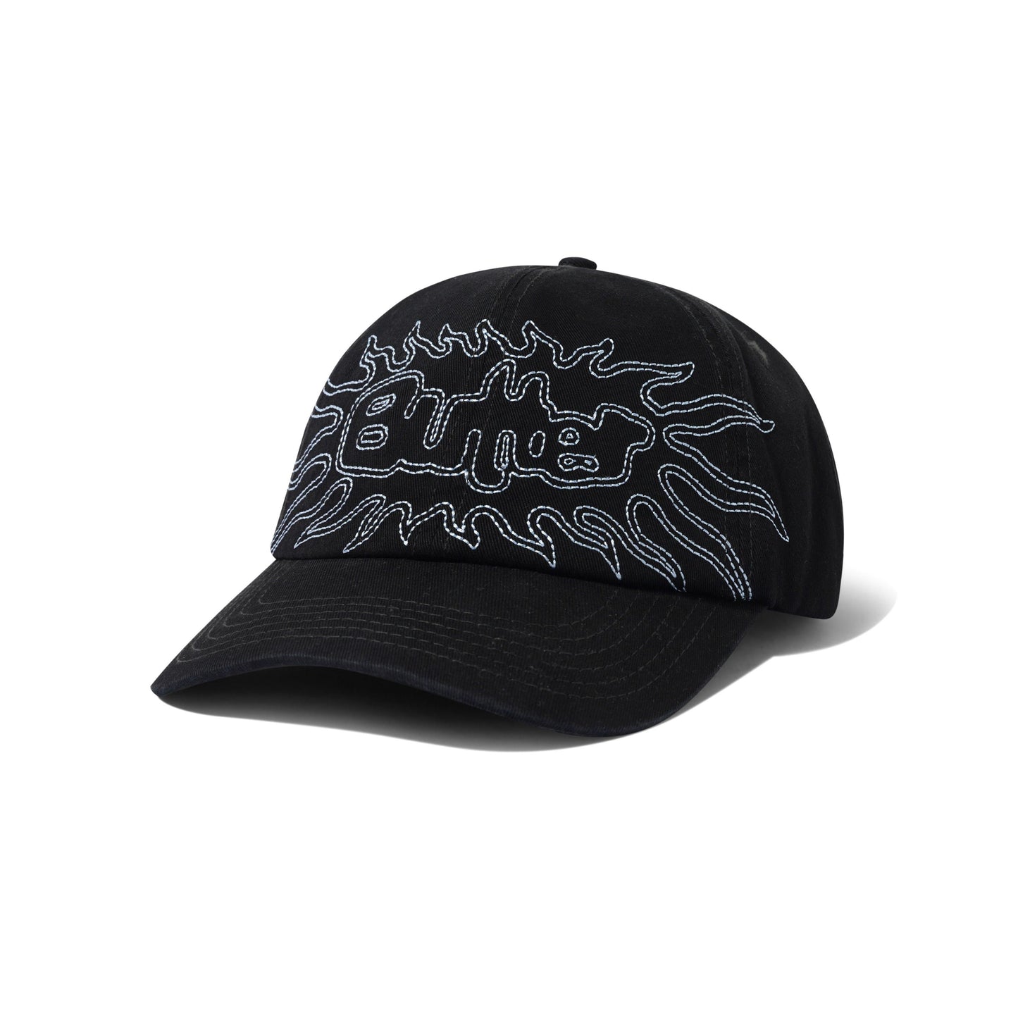 Butter Goods Solar 6 Panel Hat - Washed Black