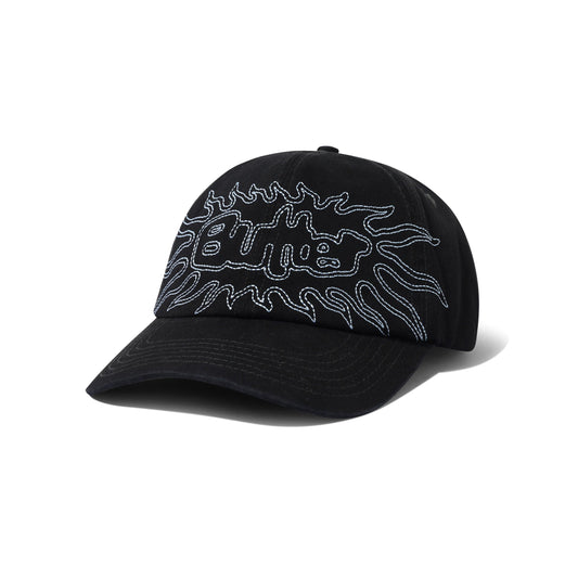Butter Goods Solar 6 Panel Hat - Washed Black