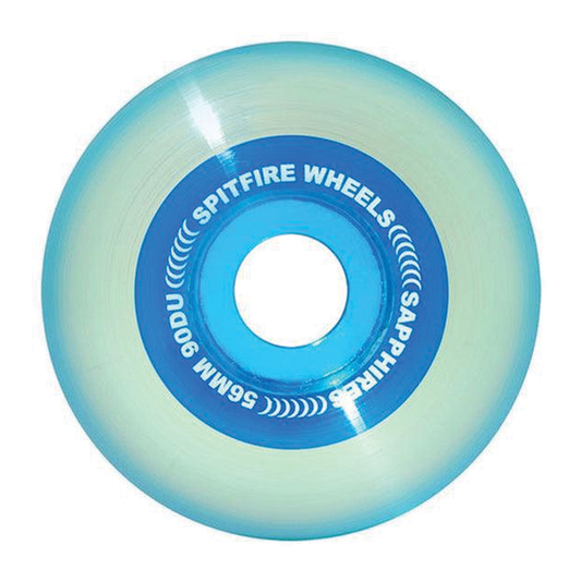 Spitfire 90D Sapphire Wheel Clear Blue - 56mm