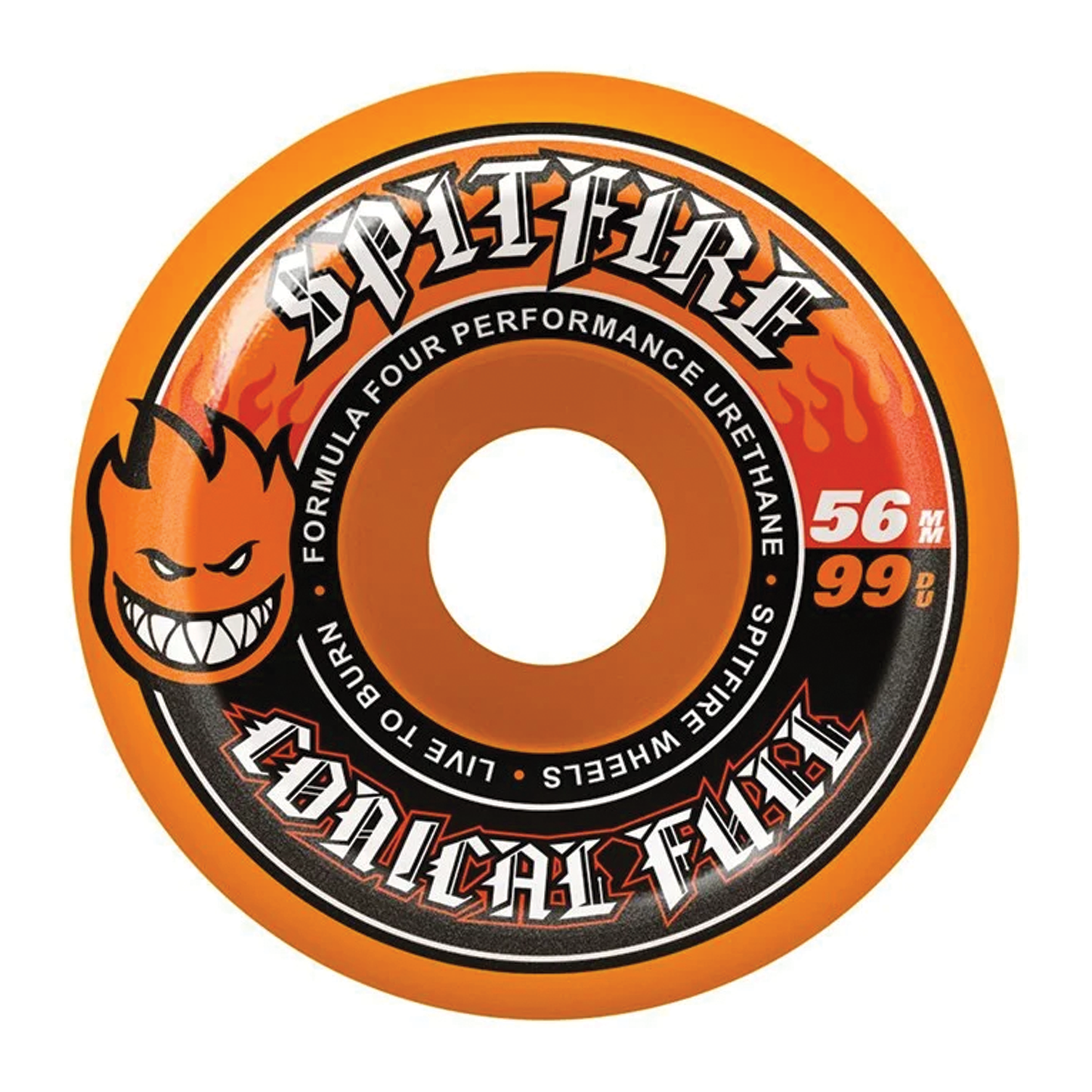 Spitfire Formula Four Conical Full 99a / Orange - 56mm