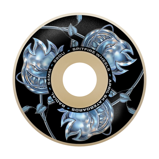 Spitfire x April Formula Four Big Head Rose Radial 99a Wheels - 54mm