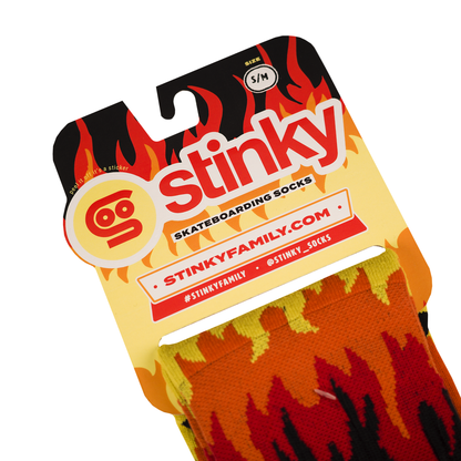 Stinky Fire Socks - Black