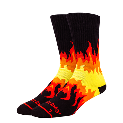 Stinky Fire Socks - Black