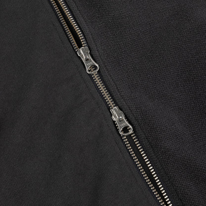 Dime Reverse French Terry Zip Hoodie - Vintage Black