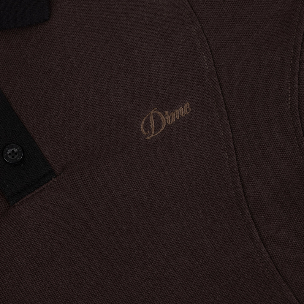 Dime French Terry Rugby - Brown