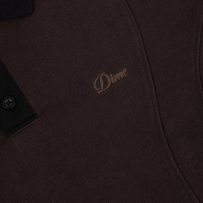 Dime French Terry Rugby - Brown