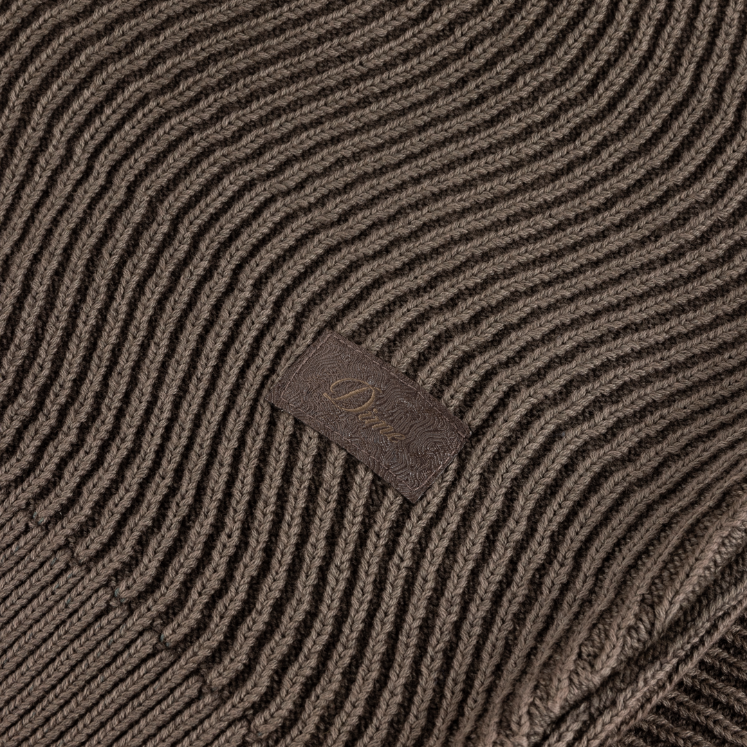 Dime Wave Kit Sweater - Brown