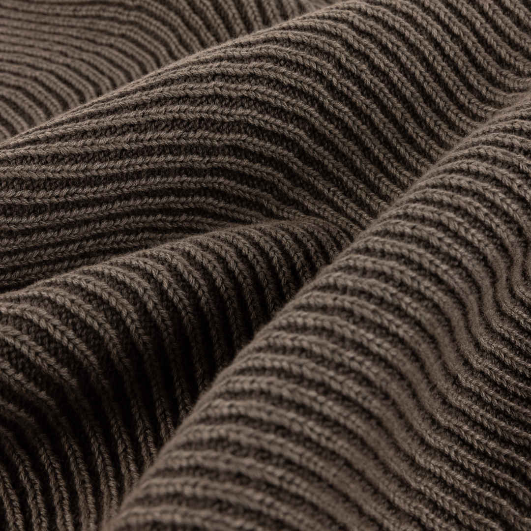 Dime Wave Kit Sweater - Brown