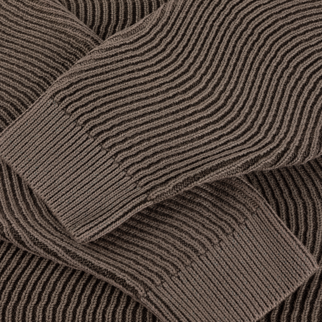 Dime Wave Kit Sweater - Brown