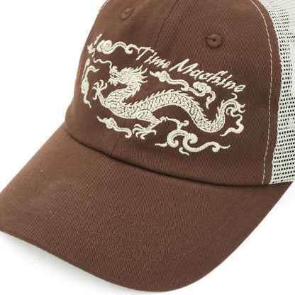 Time Machine Dragon Trucker Hat - Brown