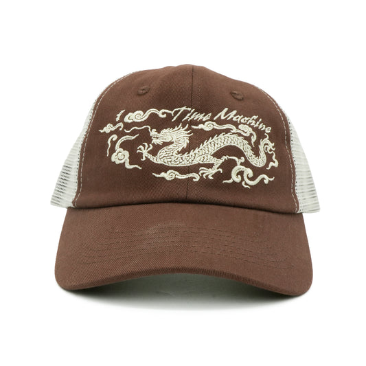 Time Machine Dragon Trucker Hat - Brown