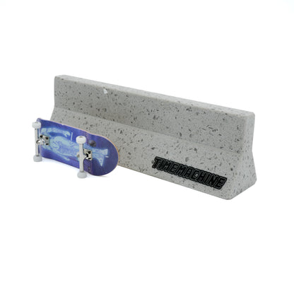 Time Machine Fingerboard Marble Jersey Barrier - Grey
