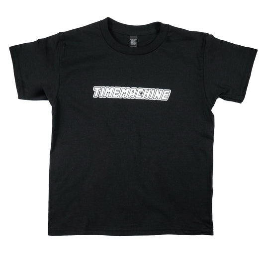 Time Machine Youth Logo Tee - Black
