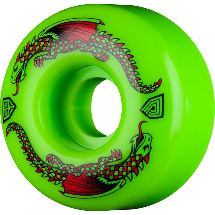 Powell Peralta Dragon Formula Wheels 93A-56mm x 36mm Green