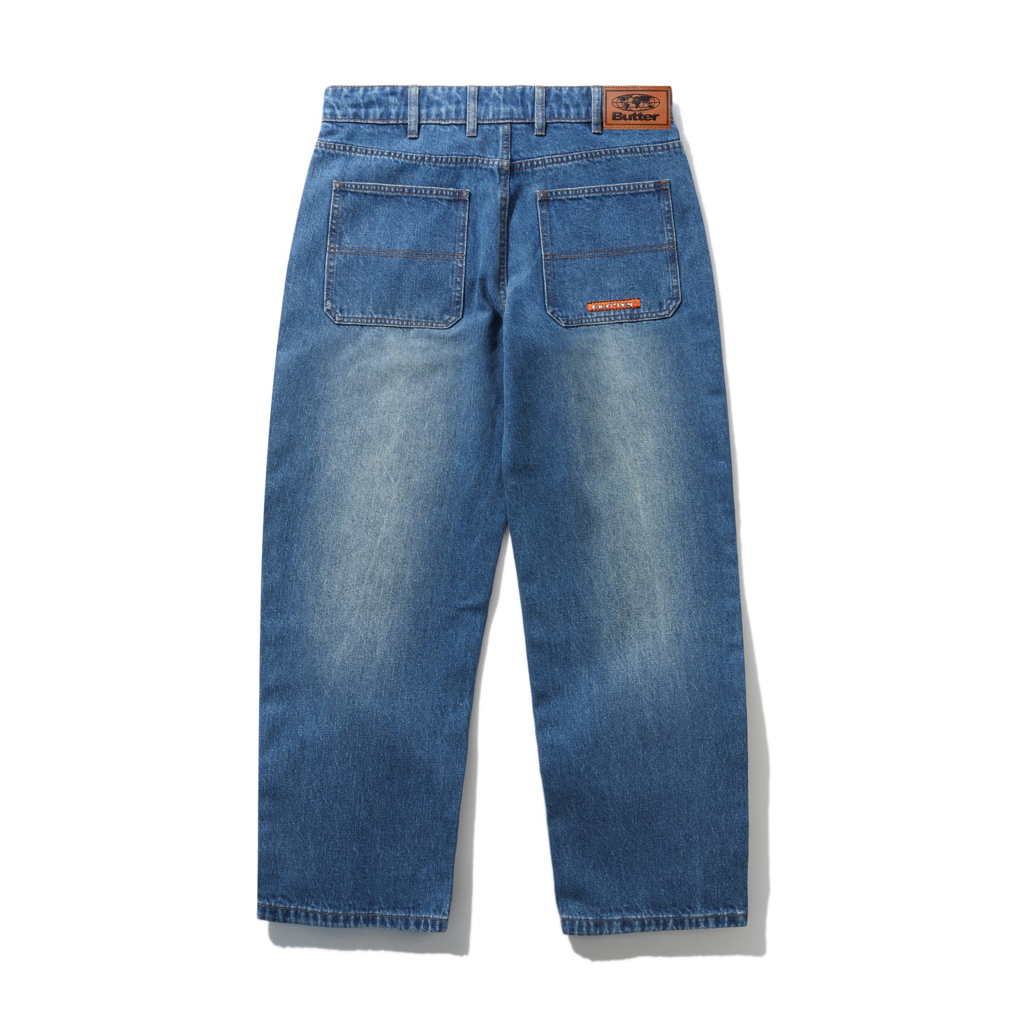 Butter Goods Witness Denim Jeans -  Mid Indigo Slub