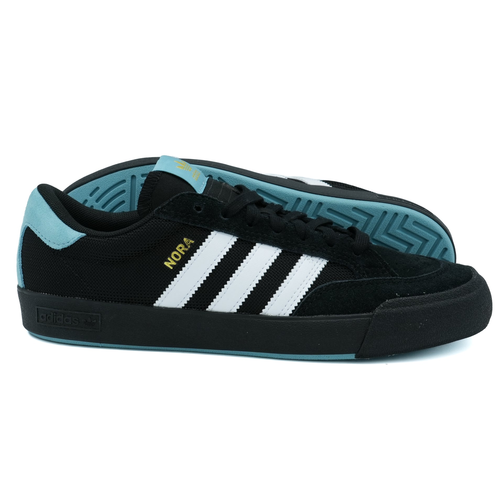 Adidas Nora Black White Blue – Time Machine Skateshop