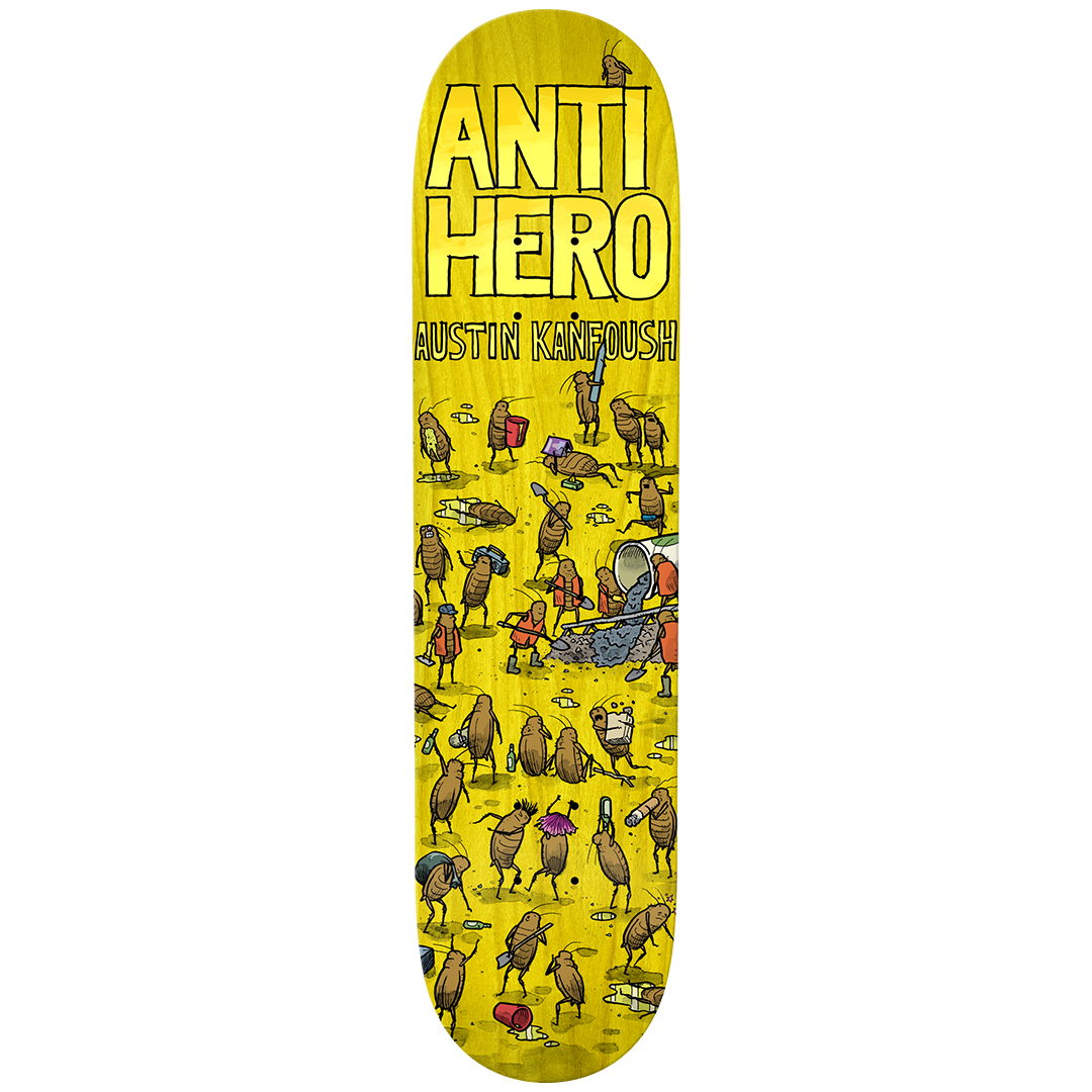 Anti-Hero Kanfoush Roach Out Deck - 8.06