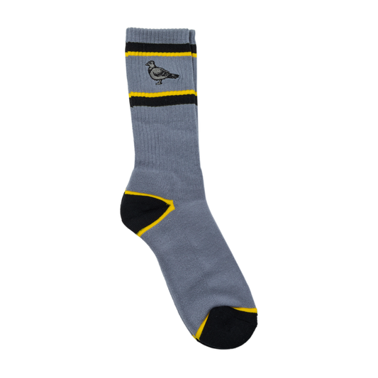 Anti-Hero Basic Pigeon Socks - Grey/Yellow