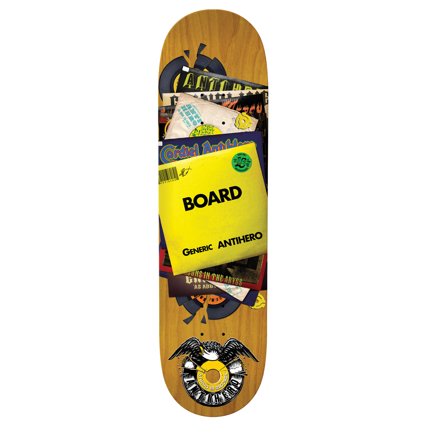 Anti-Hero Cardiel Studio Deck - 8.625