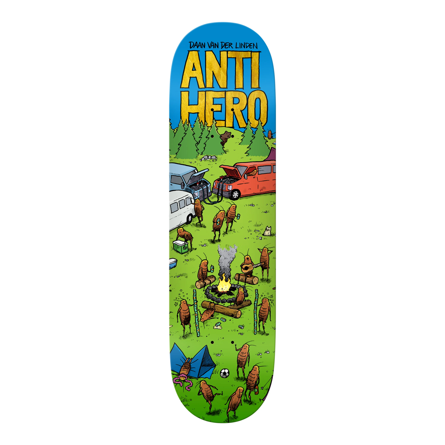 Anti Hero Daan Roached Out II Deck - 8.28