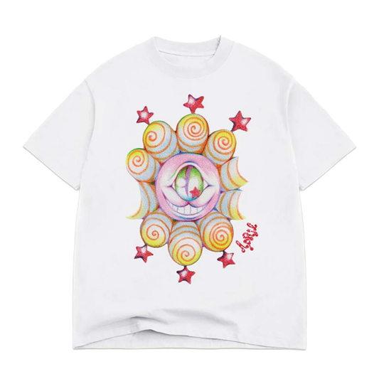 April Eye by Emma Gaspar Tee - White