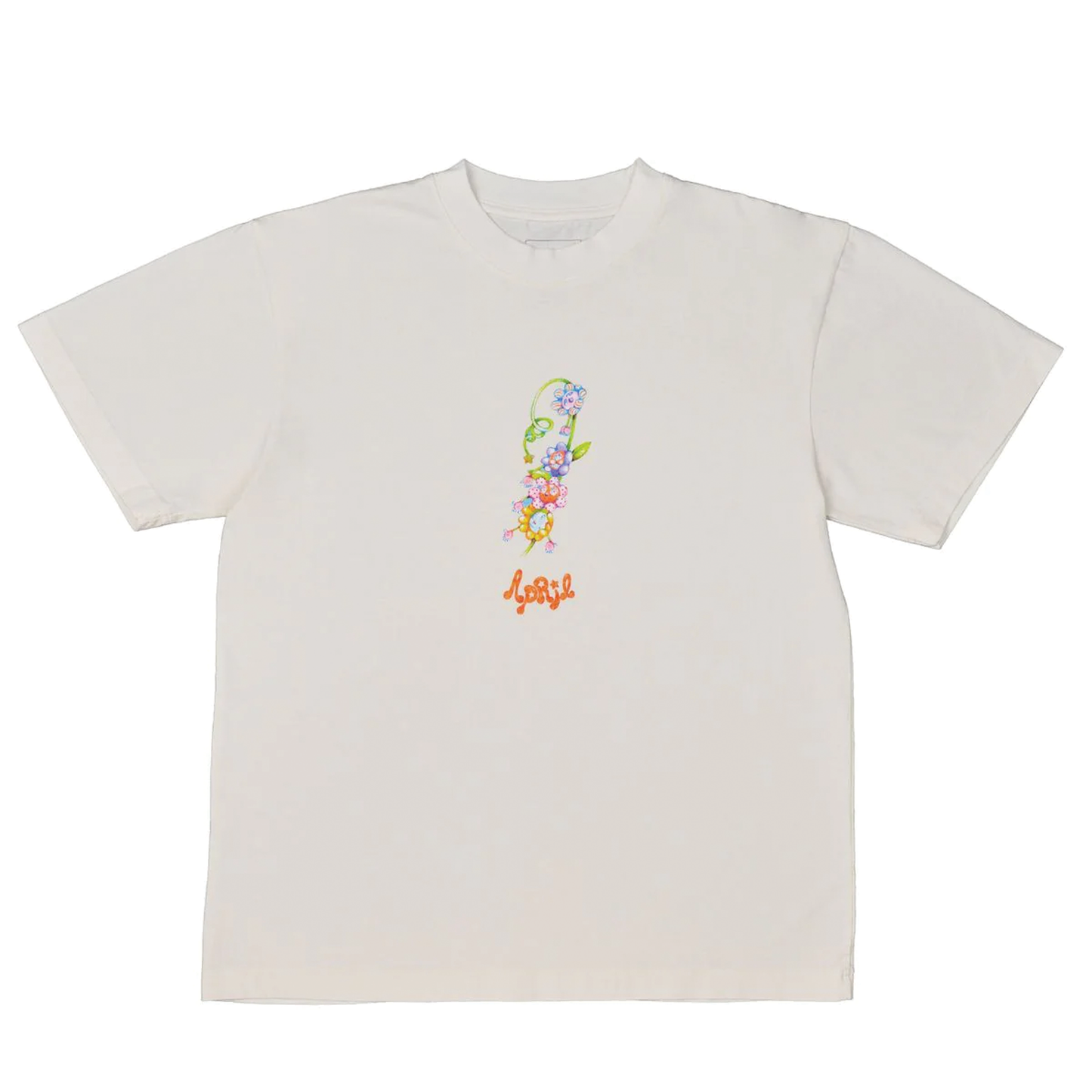 April Flower by Emma Gaspar Tee - White