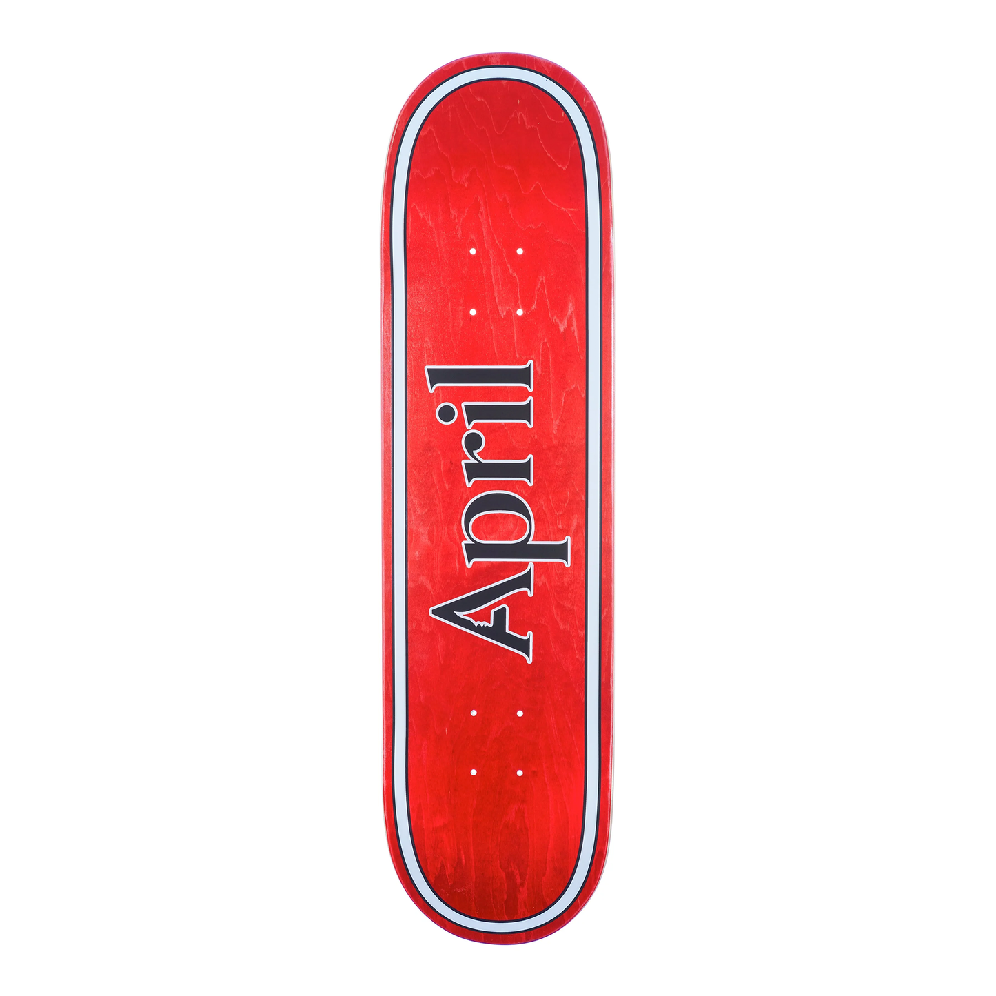 April Red OG Logo Deck - Assorted Sizes