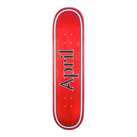 April Red OG Logo Deck - Assorted Sizes