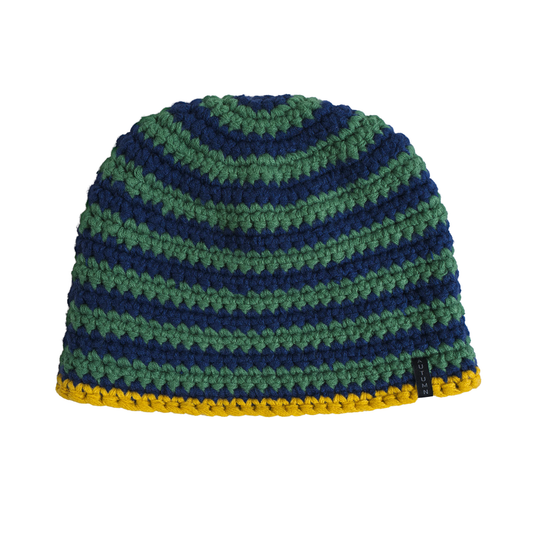 Autumn Crochet Beanie - Navy