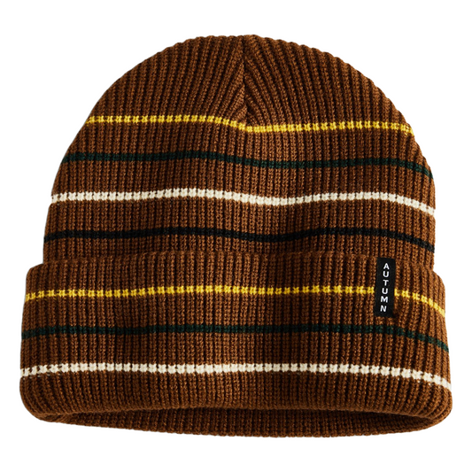 Autumn Select Multi Stripe Beanie - Brown