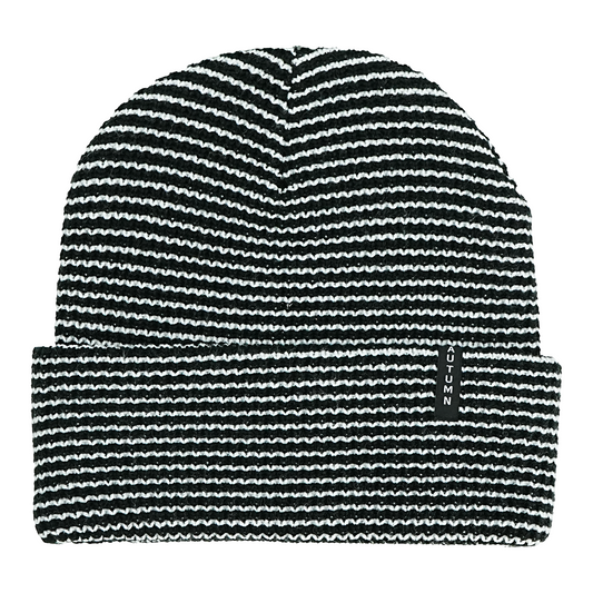 Autumn Select Stripe Beanie - Black