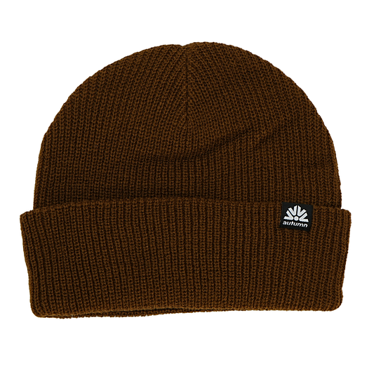 Autumn Simple Beanie - Brown