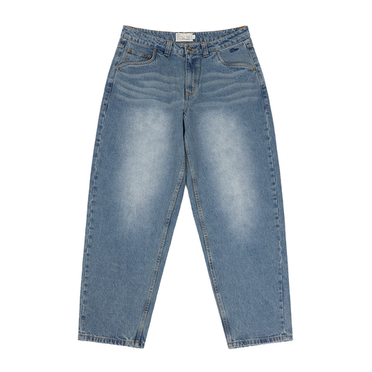 Dime Baggy Denim Pants - Sandblasted Indigo