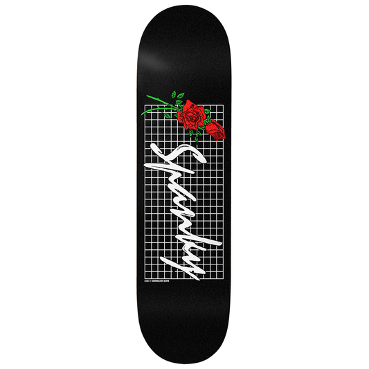 Baker Spanky Roses Black Deck - 8.25