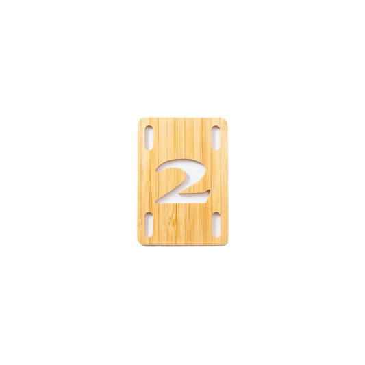 2 Riser Pads Bamboo - 1/8"