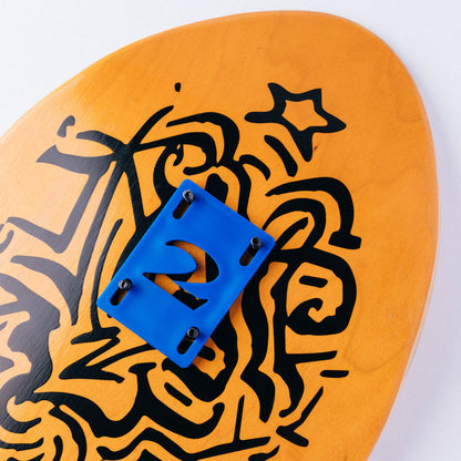 2 Riser Pads Blue - Assorted Sizes