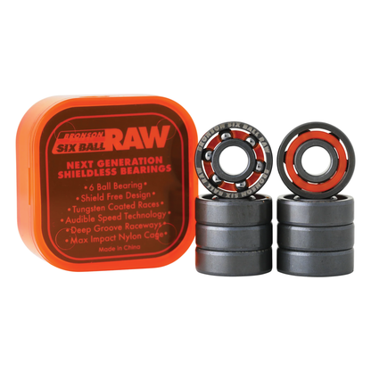 Bronson Six Ball Raw Bearings