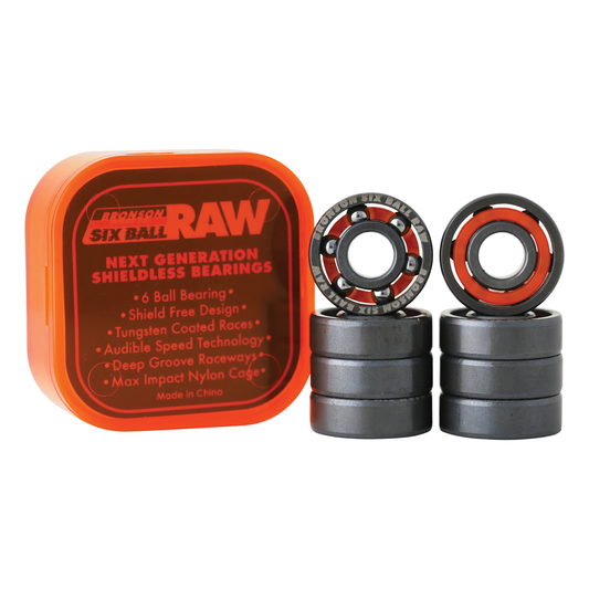Bronson Six Ball Raw Bearings