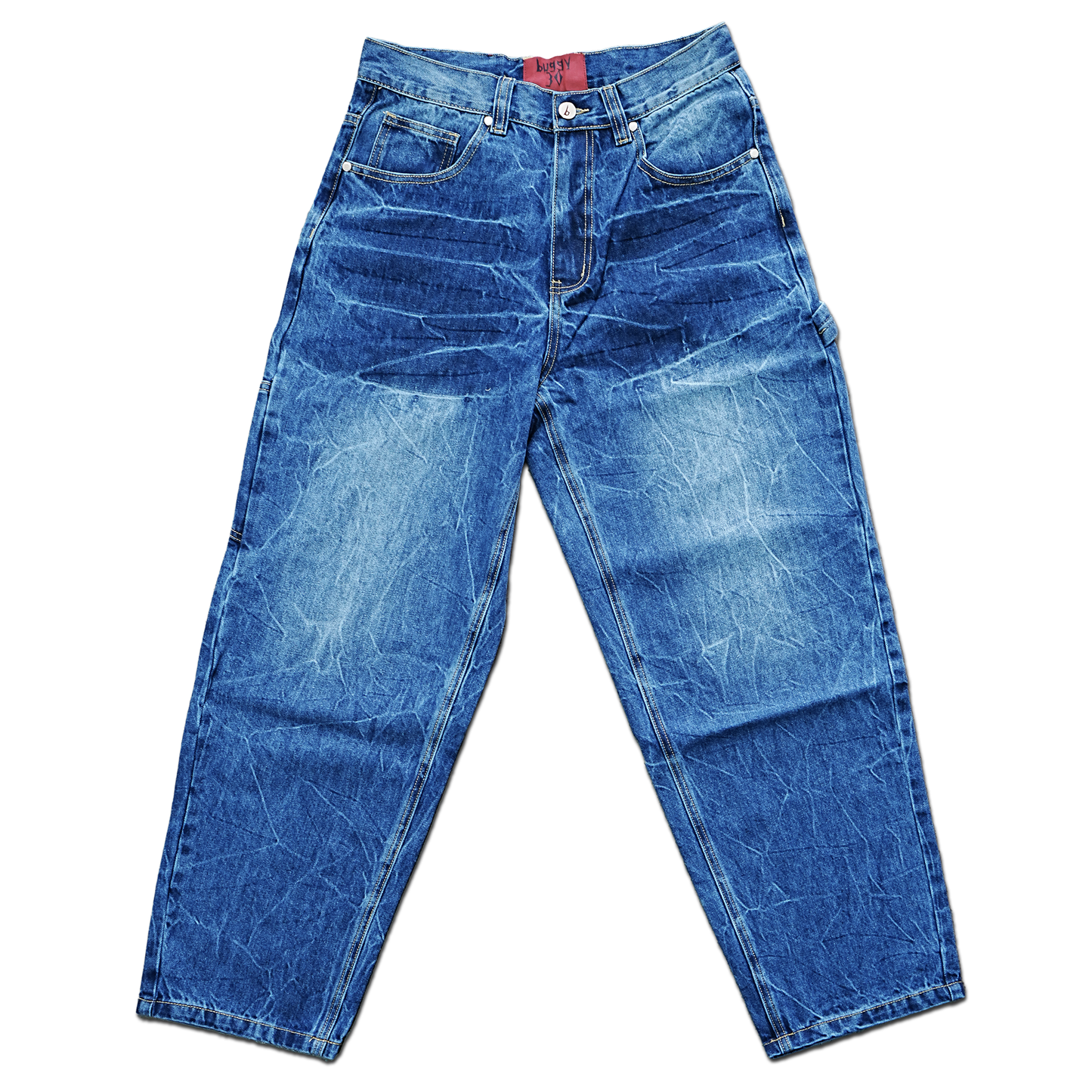 Buggy Denim Pants - Blue