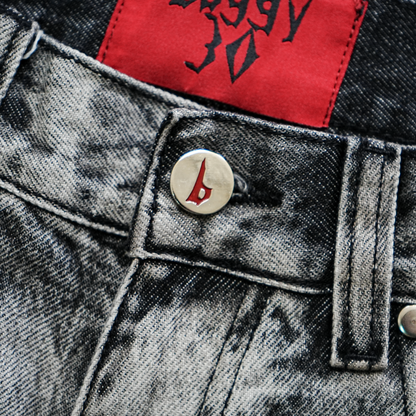 Buggy Denim Pants - Faded Black