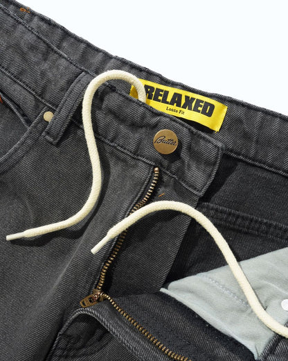 Butter Goods Relaxed Denim Jeans - Faded Black
