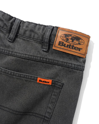 Butter Goods Relaxed Denim Jeans - Faded Black