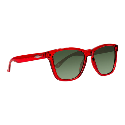 Cassette Easy Livin' [X] Sunglasses - Ruby Red / Polarized G15 Lens