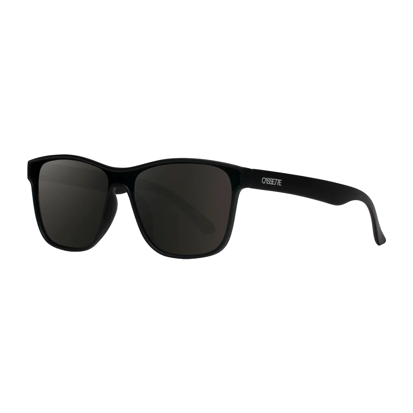 Cassette Futuro Sunglasses - Matte Black / Smoke Lens