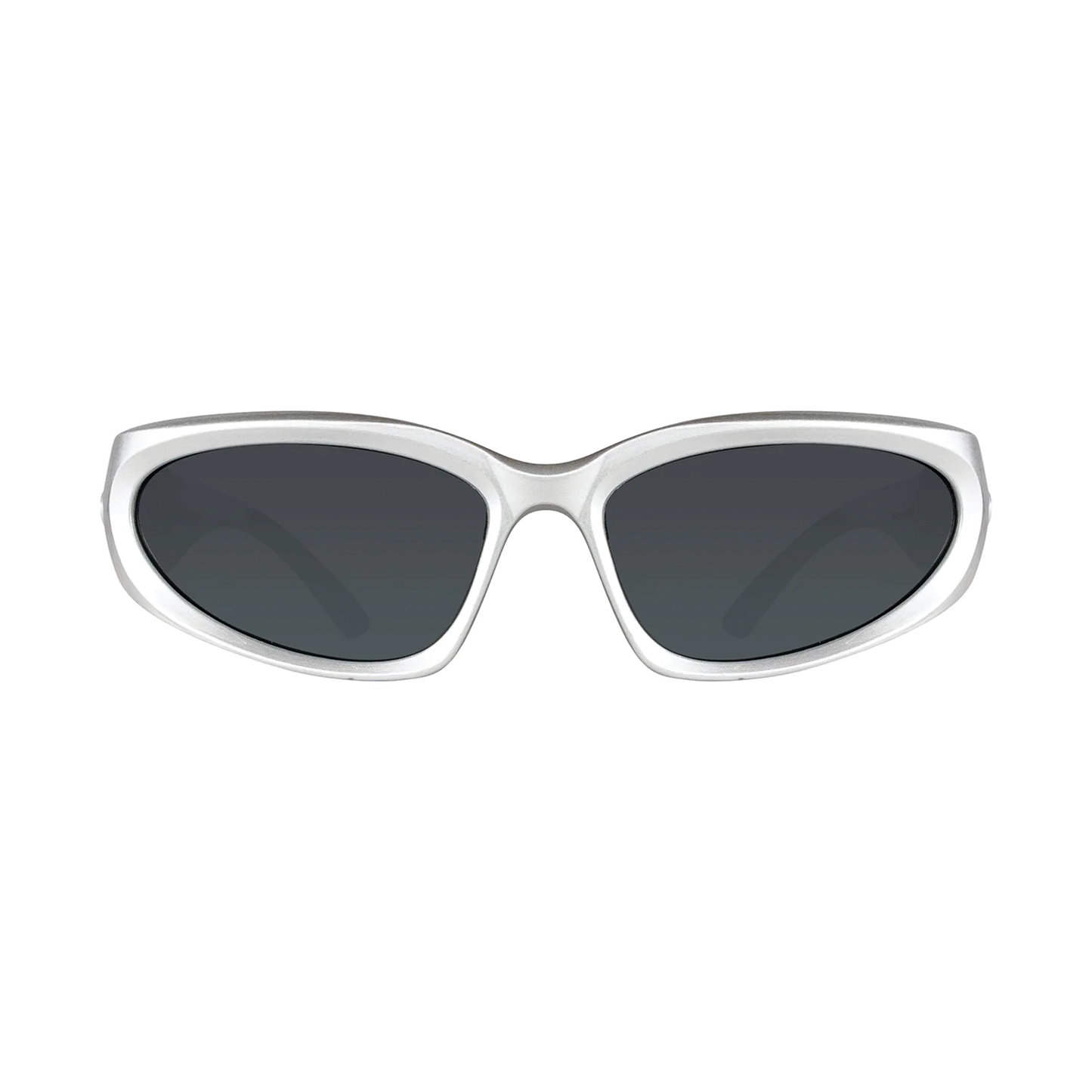 Cassette Limewire Sunglasses - Silver / Smoke Lens