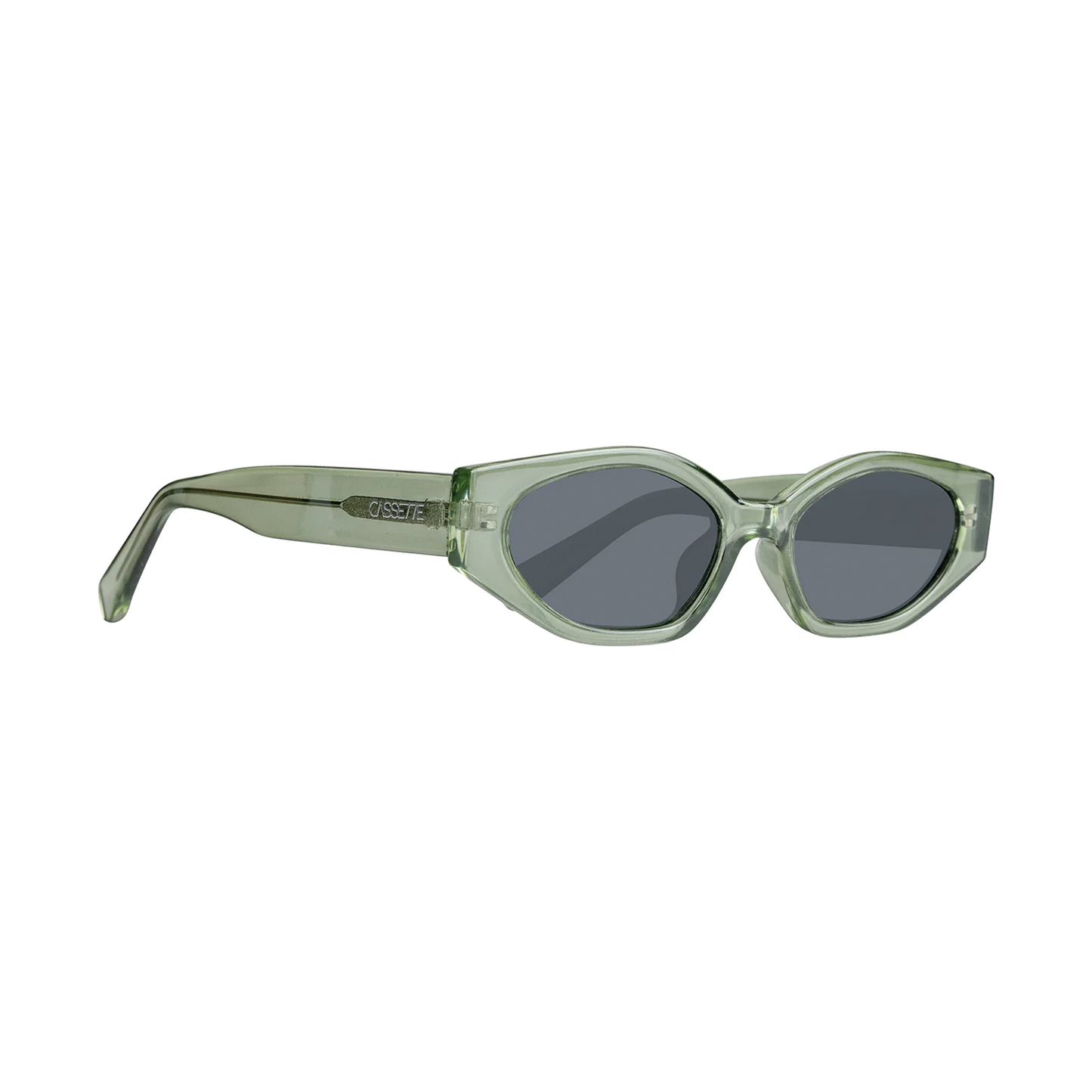 Cassette Maxwell Sunglasses - Sage / Polarized Smoke Lens