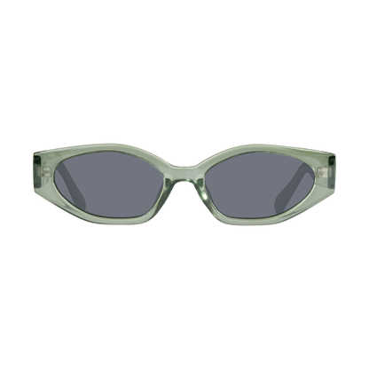 Cassette Maxwell Sunglasses - Sage / Polarized Smoke Lens