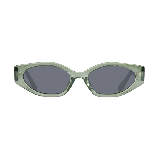 Cassette Maxwell Sunglasses - Sage / Polarized Smoke Lens