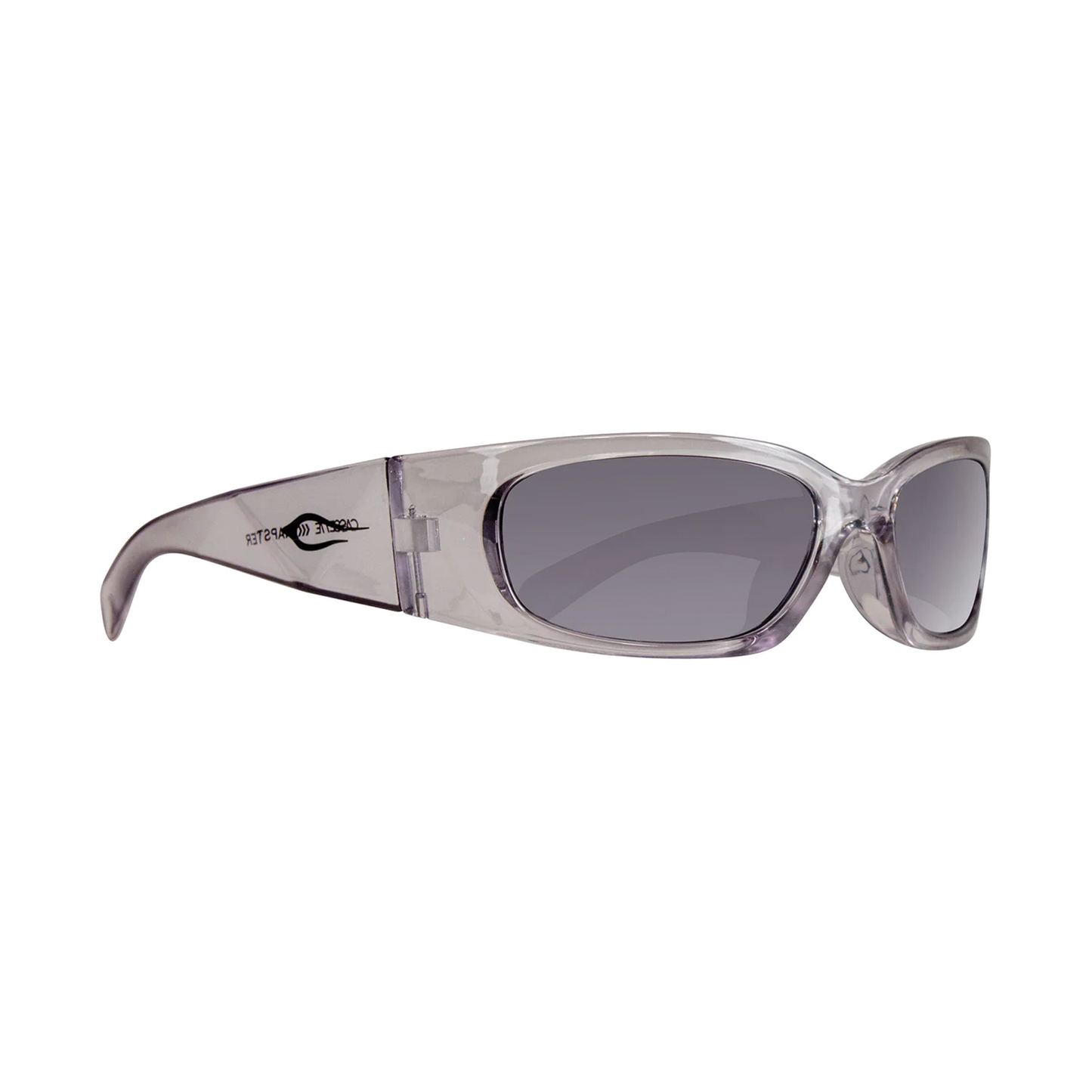 Cassette Napster Sunglasses - Translucent Grey / Smoke lens